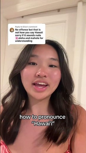How to pronounce “Hawai'i” correctly #hawaii #hawaiipronunciation