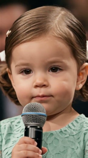 "The cutest guest on the show 😍🎙️" #adorablebaby #cutegirl #tvshow #viral #foryou