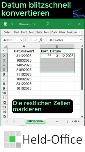 Excel macht das ganz ALLEIN! 🤯 (Blitzvorschau)