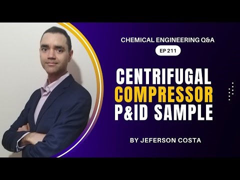 MULTISTAGE CENTRIFUGAL COMPRESSOR P&ID EXAMPLE FOR CHEMICAL PROCESS ENGINEERS | 2 STAGE COMPRESSOR