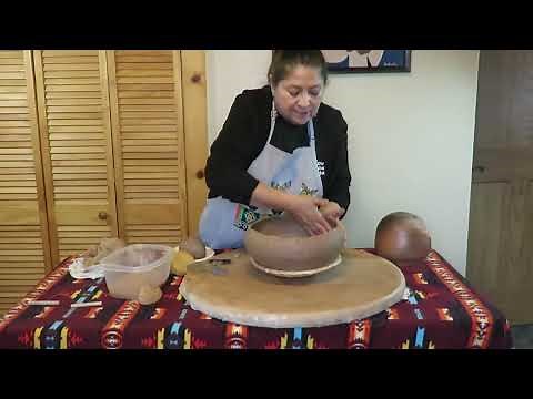 Martha Romero (Nambe Pueblo) Pottery Demonstration
