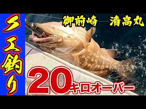 【クエ釣り】初挑戦で２０キロオーバー爆釣クエ釣り