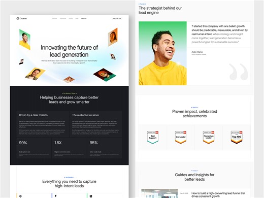 About Us - Lead-Generation Website