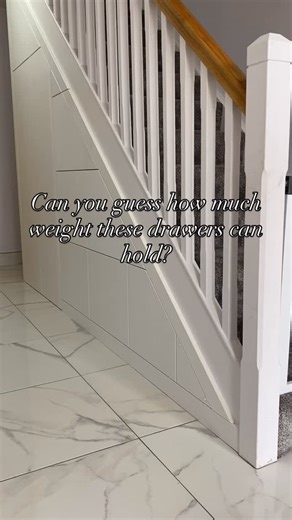 These drawers can hold a whopping 210KG — that’s the same weight as a fully grown male lion, a loaded vending machine, or even a Harley-Davidson motorbike! 勞 | Smart - The Understairs Storage Co. | Facebook