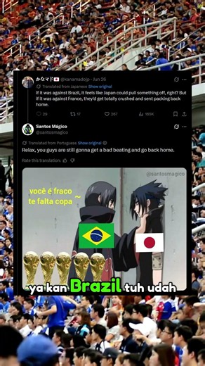 Fans Timnas Jepang ribut dengan Pendukung Brazil menjelang pertandingan mereka di Piala Dunia 2026