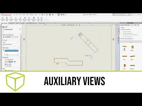 SOLIDWORKS 3D CAD — Auxiliary Views