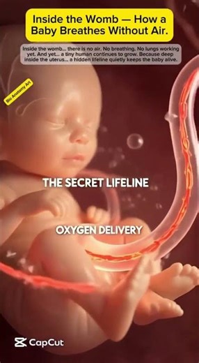 Inside the Womb — How a Baby Breathes Without Air