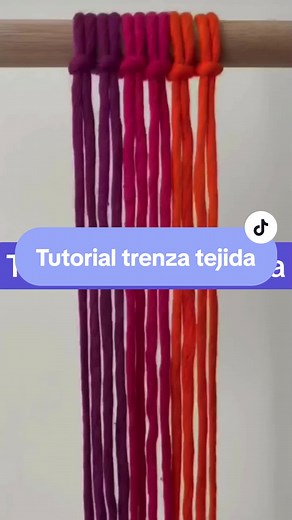 Trenza tejida Macramé By Instagram 🧶 #macrame #manualidadesmacrame #diseñosmacrame #decoracionmacrame #macrameproject