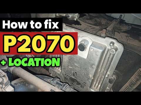 P2070 | p2070 intake manifold tuning valve stuck open | code p2070 | p2070 obd2