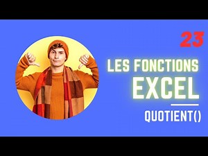 Comment obtenir le résultat d'une division ? ✅ Excel fonction n°023