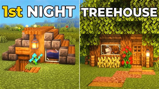 3 Simple Starter Base Ideas Minecraft