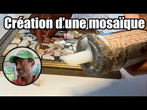 Art and recycling: How to glue tesserae (PORCELAIN, CERAMIC) to make a mosaic
