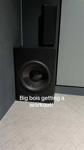 Have a client coming over tomorrow for a demo. Just testing out things before he shows up. #hometheater #subwoofer #subwoofers