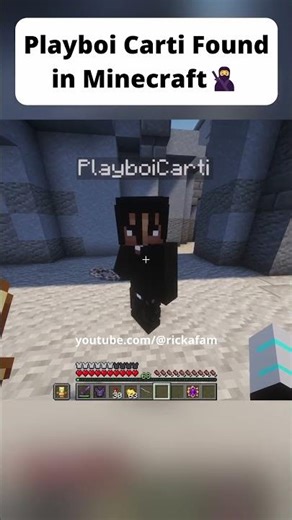 PLAYBOI CARTI IN MINECRAFT 🤯🤯 #shorts