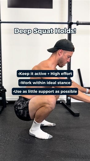24K views · 69 reactions | Struggling to hit depth? Try this. Mobility isn’t just about flexibility, it’s about trust. If your nervous system doesn’t feel safe in deep ranges, it’s gonna shut it down. Here’s the fix:�✅ Spend more time in the deep squat. Start with 3–5 min/day (broken up if needed) Simpler = better. Don’t overthink it. | Primal Mobility | Facebook