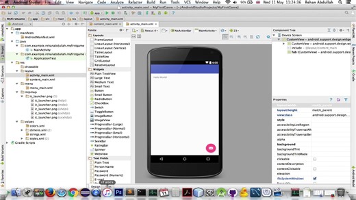ANDROID STUDIO: Games Development || Tutorial 2 - Hello World / Run The Application - video Dailymotion