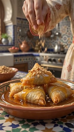 Moroccan Almond Briouat | A Timeless Sweet Delight