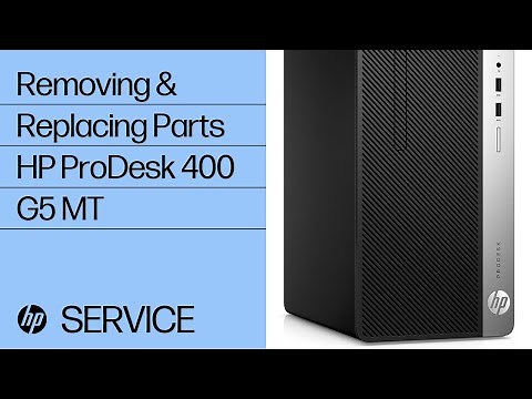 Removing & replacing parts for HP ProDesk 400 G5 MT | HP Computer Service