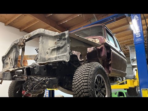 1978 F150 Cab Swapping a 2010 Raptor. Part Two