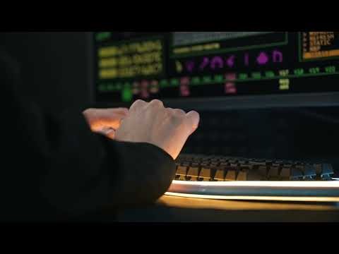 Person is Typing Using Computer Keyboard