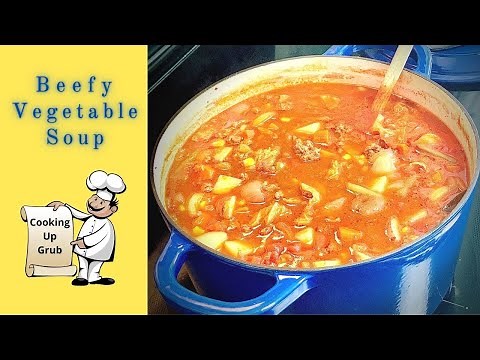 “V8 Juice” for the Best Beef Vegetable Soup. Perfect for a Cooler Weather Meal.