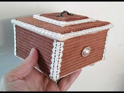 DIY - Chipboard Covered Trinket Box Tutorial - jennings644 - Teacher of All Crafts