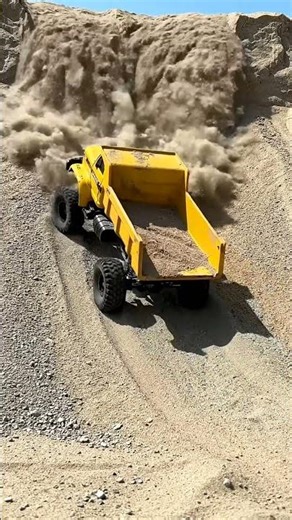 Unstoppable RC Dump Truck vs. Sand Mountain! ⛰️💥