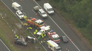 A father and teenage son have died in a freak road accident north of Sydney this morning. Watch the full episode at www.skynews.com.au/flash | Sky News Australia