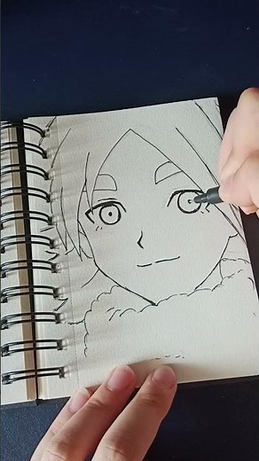 Drawing Shawn from Inazuma eleven #animeart #inazumaeleven #shorts