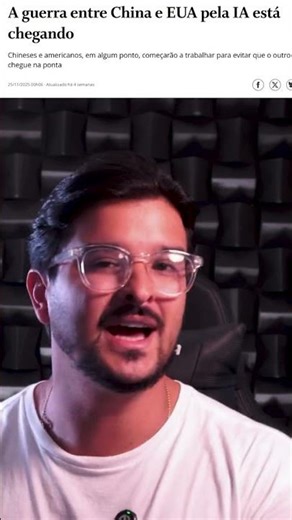 A Guerra da Inteligência Artificial em 2026 | EUA vs. China #inteligenciaartificial