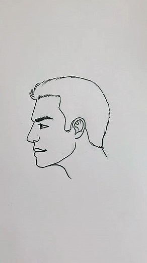 6.4K views · 113 reactions | How to draw a side view profile #drawingtutorial #sideview #profileview #art. | Super | Facebook