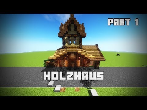 HOLZHAUS in Minecraft bauen | Tutorial