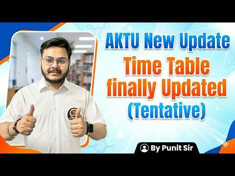 AKTU New Update 😩 Finally Time Table Big Change 😭 कब होंगे exam एक बार जरूर देखना😳 Complete Detail‼️