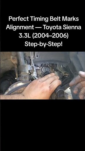 Perfect Timing Belt Alignment — Sienna 3.3L #Shorts