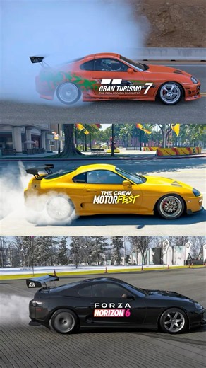 Which Game Has the BEST Burnout Smoke? 💨 GT7 vs Motorfest vs FH6