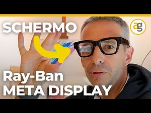 Ray-Ban Meta Display. Preview of the glasses with a screen and AI