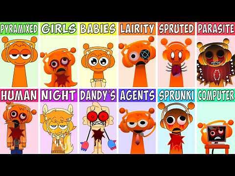 ALL BEST Incredibox Sprunki PYRAMIXED MODS