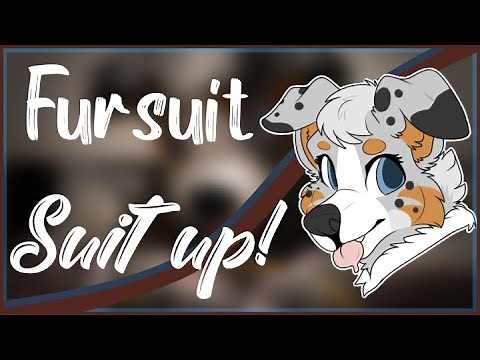 MY NEW FURSUIT | Suit up! | Australian Shepherd ♀ | by Oshamy the Furry