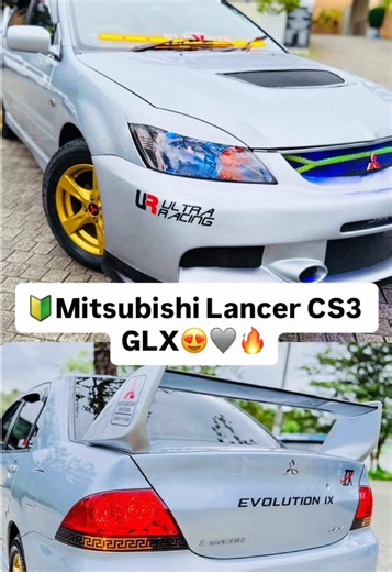🔰Mitsubishi Lancer CS3 GLX😍🩶🔥 ( Full Operations ) ☎️Owner: 0740050260 ✅YOM 2003 ✅3rd Owner ✅H number ✅1.6 EFI ✅Manual Transmission 🥵 ✅Dual Air Bag ✅ABS Brake ✅Rear Arm Rest ✅Evolution IX Bodykit 🦈 ✅15inch Alloywheels 🛞 ✅Original HKS Beat Silencer ✅Power Shuttersi ✅Power Mirrors ✅Center Lock 🔒 ✅Android Setup with Warranty 📀 ✅Front & Rear Dash Camera settup ✅Teak Panel ✅Interior 💯 ✅Illumination Dash Board 😍 ✅Dunlop Tyers 💯 ✅Engine & Gear box 💯 ( Engine Tuneup Recently Done ) ✅New Pain