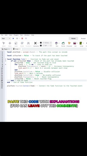How To Make A DISAPPEARING Part In Roblox Studio