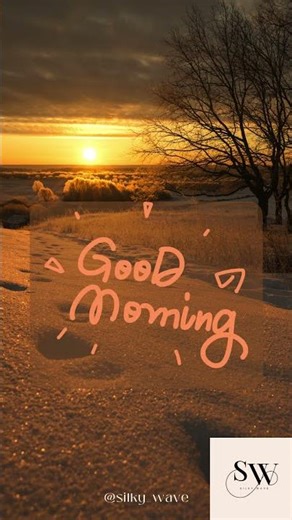 Good Morning GIF| #goodmorning WhatsApp Status| ‪@SilkyWave‬