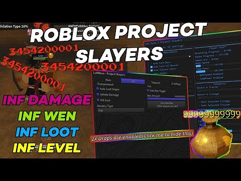 ROBLOX PROJECT SLAYERS INF DAMAGE SCRIPT/HACK |ONE SHOT EVERYTHING ! , AUTOFARM BOSS , AUTO LOOT..!|