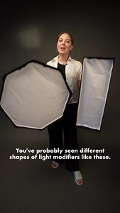 Octagonal vs. rectangular light modifiers: how do their shapes affect results? ➡️ https://bhpho.to/4e9EFxo | B&H Photo Video Pro Audio