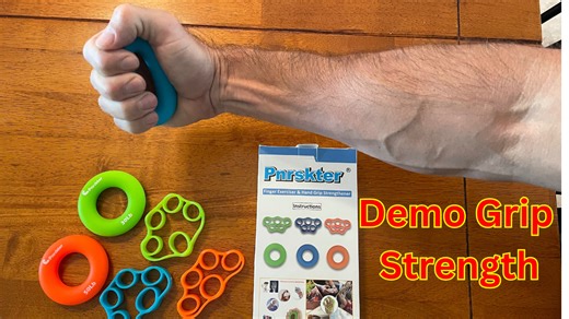 Watch Demo, Grip Strength exercise, Works good on Amazon Live