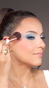 Maquillaje azul para principiantes para brillar en navidad ❄️ #maquillaje #makeup #MaquillajeProfesional #maquillajeazul | gylianmakeup