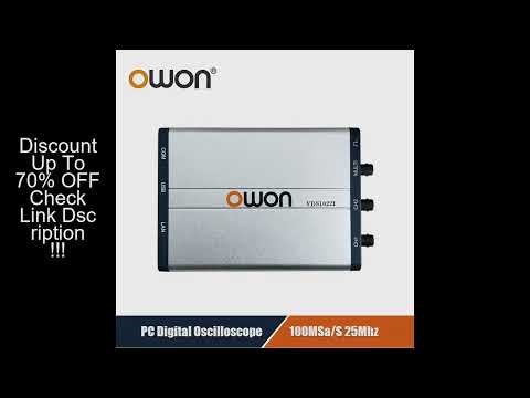 OWON VDS1022I VDS1022 Digital Oscilloscope 100Msa/S 25Mhz Bandwidth Handheld Portable USB PC Oscillo