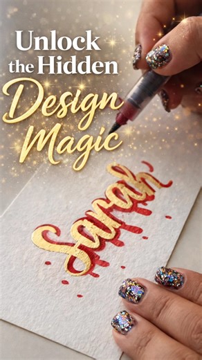 The secret behind this stunning lettering design revealed