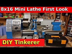 Chinese Mini-lathe Unboxing and First Use mini review