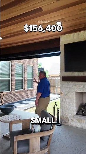A patio with costs explained
