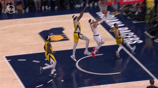 Myles Turner with an incredible chasedown swat